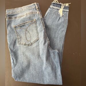 Calvin Klein Jeans Light Blue Cropped Denim